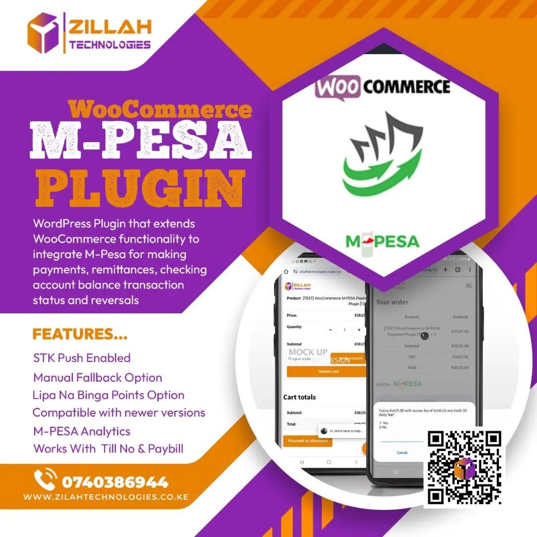 WooCommerce – M-PESA Payment Extension Plugin For WordPress
